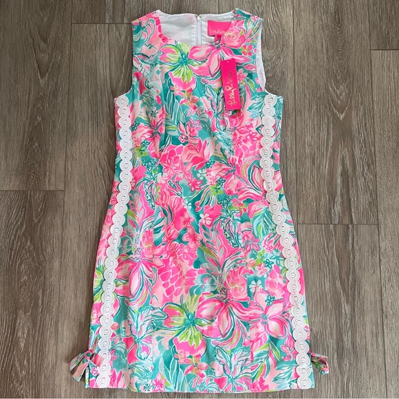 Lilly Pulitzer Dresses & Skirts - SOLD Lilly Pulitzer Mila Stretch Shift Dress in Hot On The Scene NWT